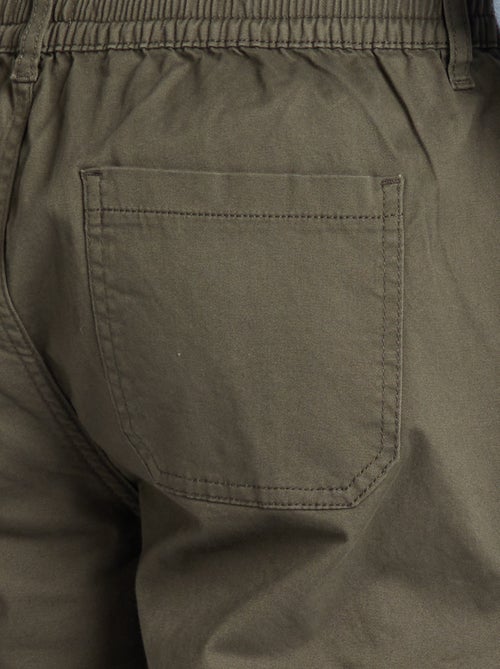 Calças com vários bolsos - L36 - Kiabi