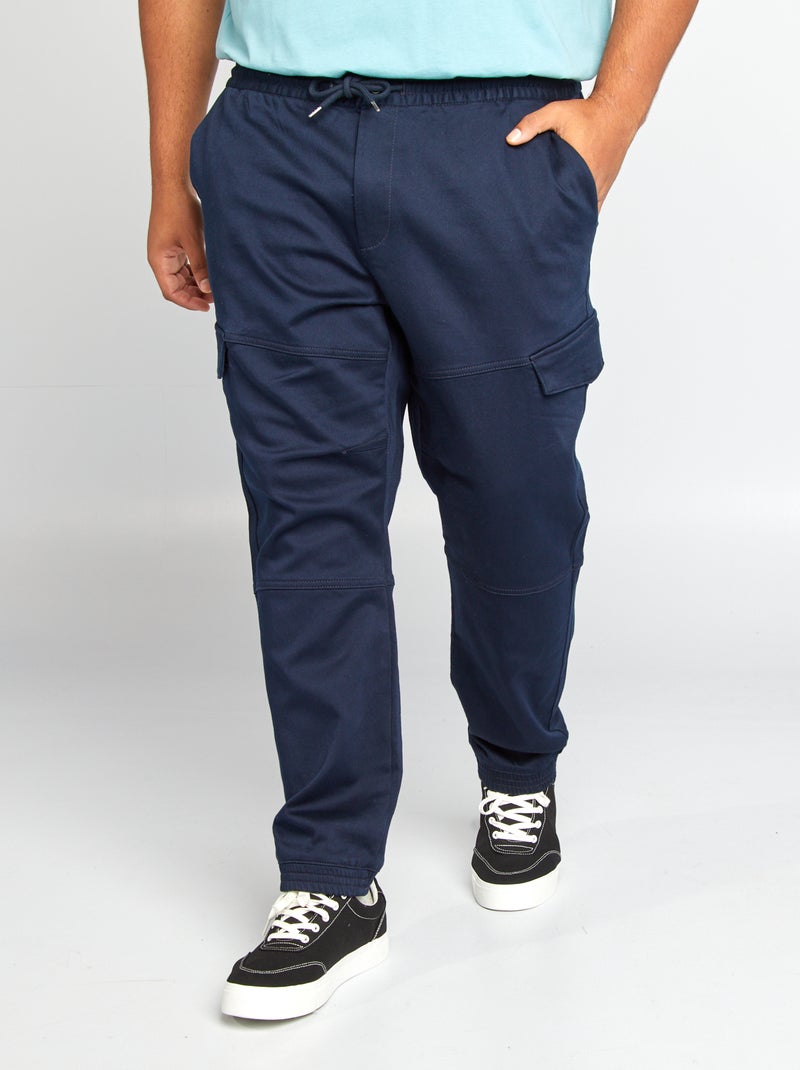 Calças com vários bolsos AZUL - Kiabi