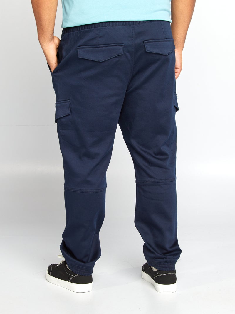 Calças com vários bolsos AZUL - Kiabi