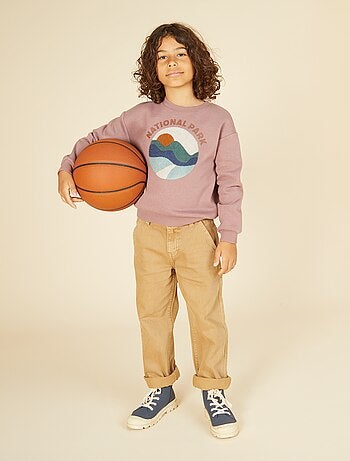 Calças com vários bolsos