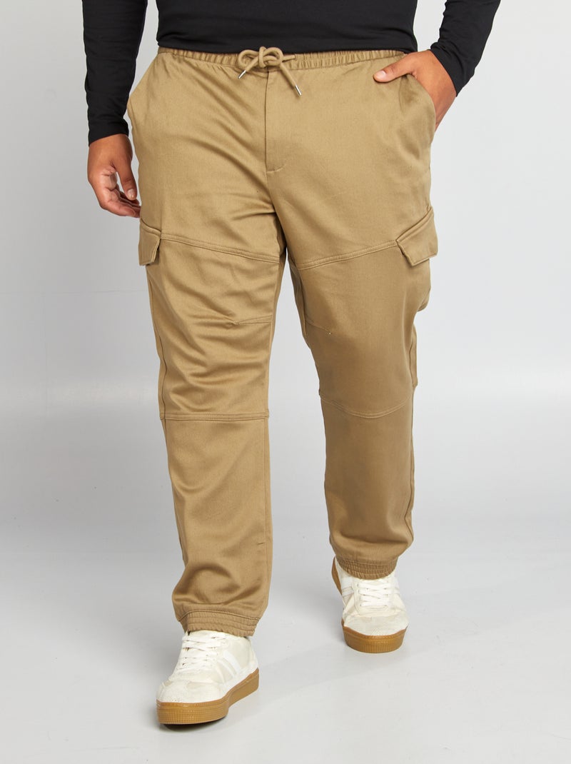 Calças com vários bolsos VERDE - Kiabi