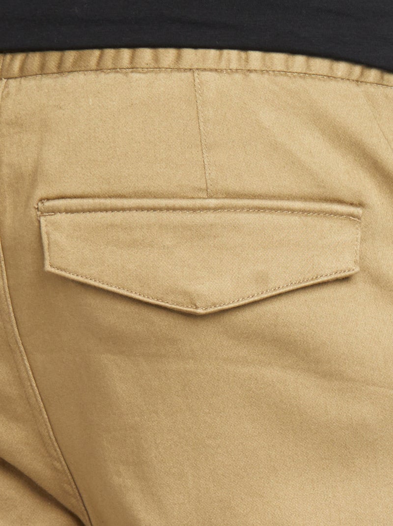 Calças com vários bolsos VERDE - Kiabi