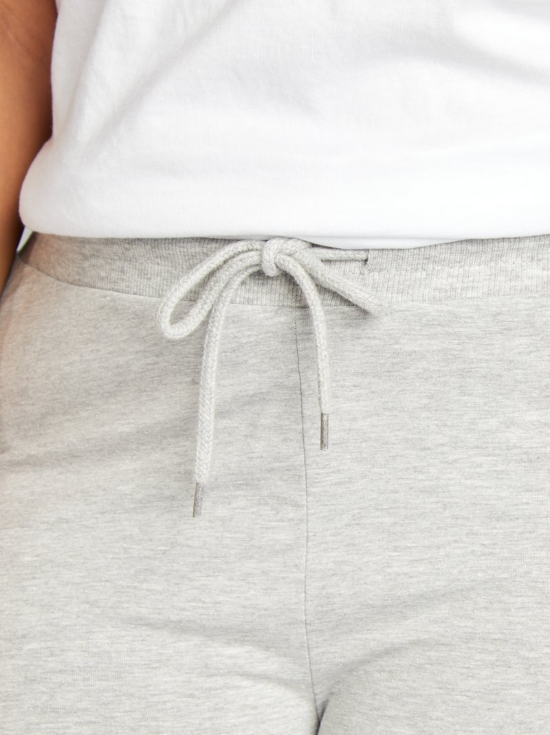 Calças confortáveis finas CINZA - Kiabi