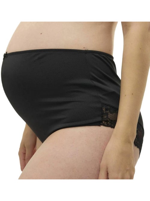 Calças Culotte de Gravidez Pretas Mamalicious - Kiabi Calças Culotte de Gravidez Pretas Mamalicious - Kiabi
