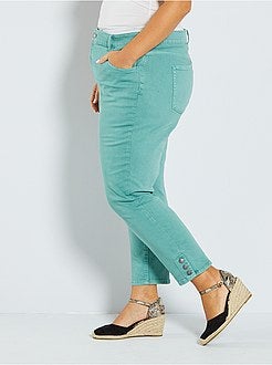 Calças curtas com botões - Kiabi