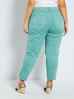 Calças curtas com botões - Kiabi