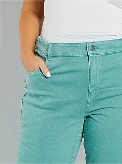 Calças curtas com botões - Kiabi