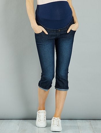 Calças curtas corte slim de gravidez - Kiabi
