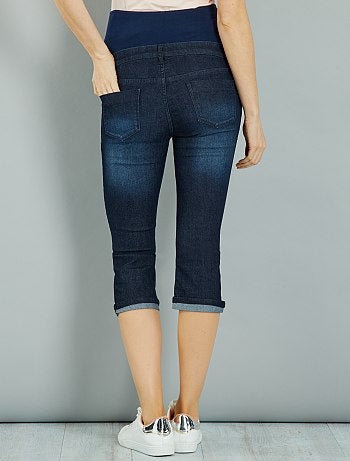 Calças curtas corte slim de gravidez - Kiabi