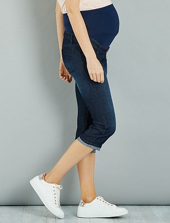 Calças curtas corte slim de gravidez - Kiabi