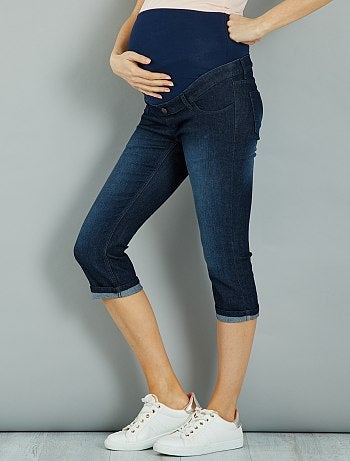 Calças curtas corte slim de gravidez - Kiabi