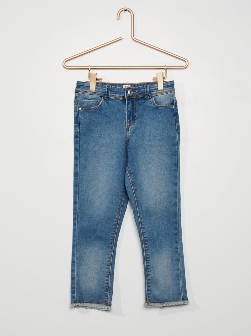 Calças curtas de ganga skinny AZUL - Kiabi