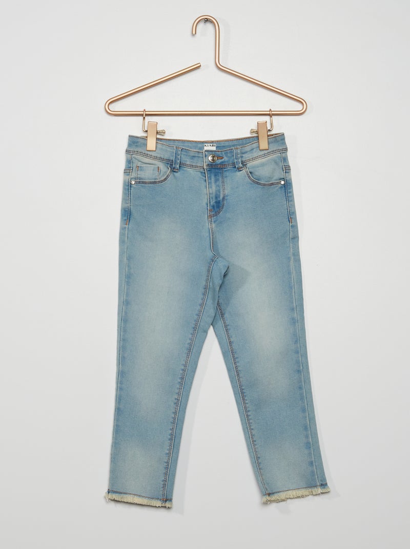 Calças curtas de ganga skinny Azul - Kiabi