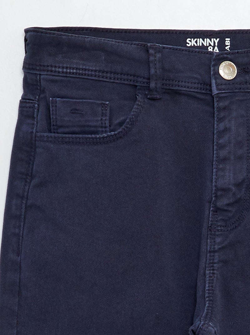 Calças curtas skinny AZUL - Kiabi