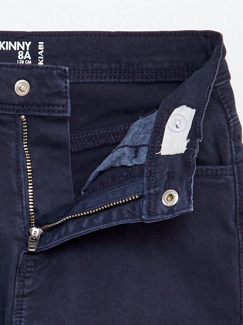 Calças curtas skinny AZUL - Kiabi