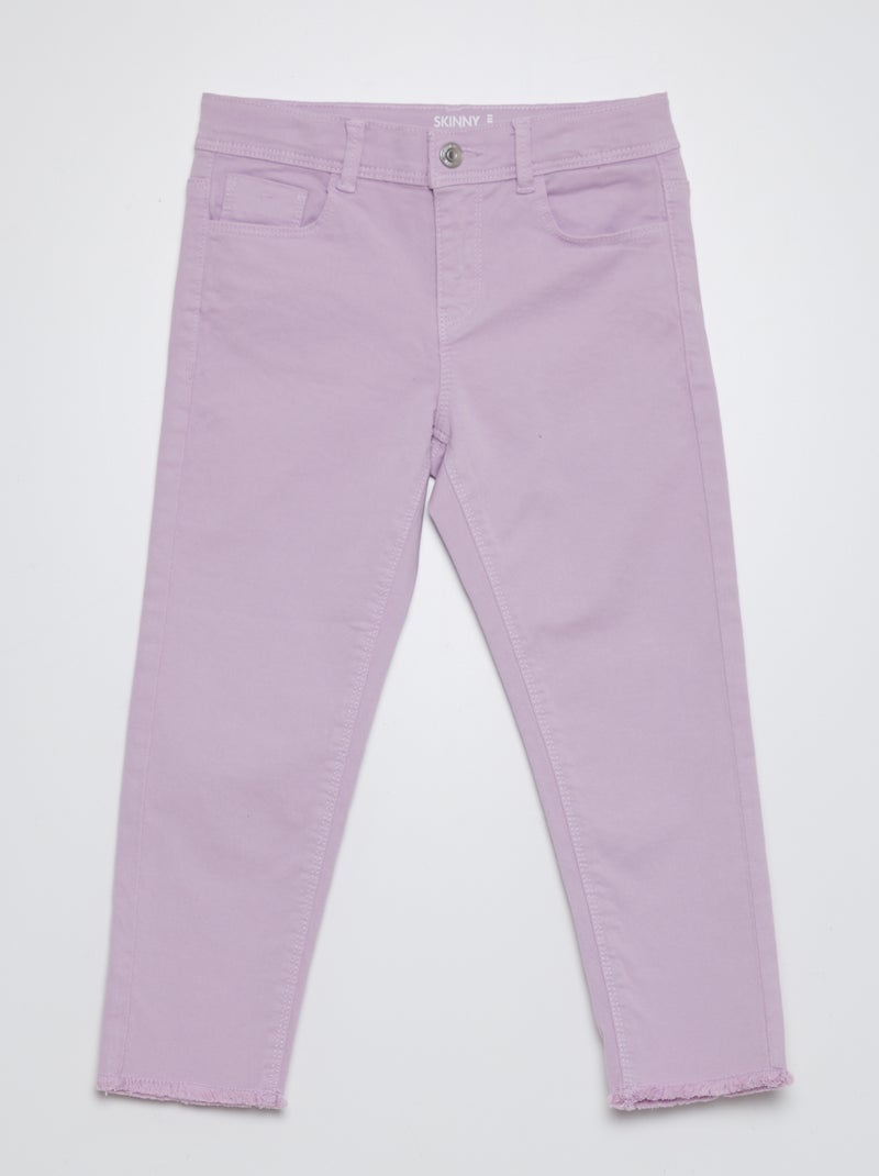 Calças curtas skinny de cintura subida VIOLETA - Kiabi