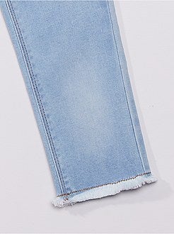 Calças curtas skinny em algodão elástico de conceção ecológica - Kiabi