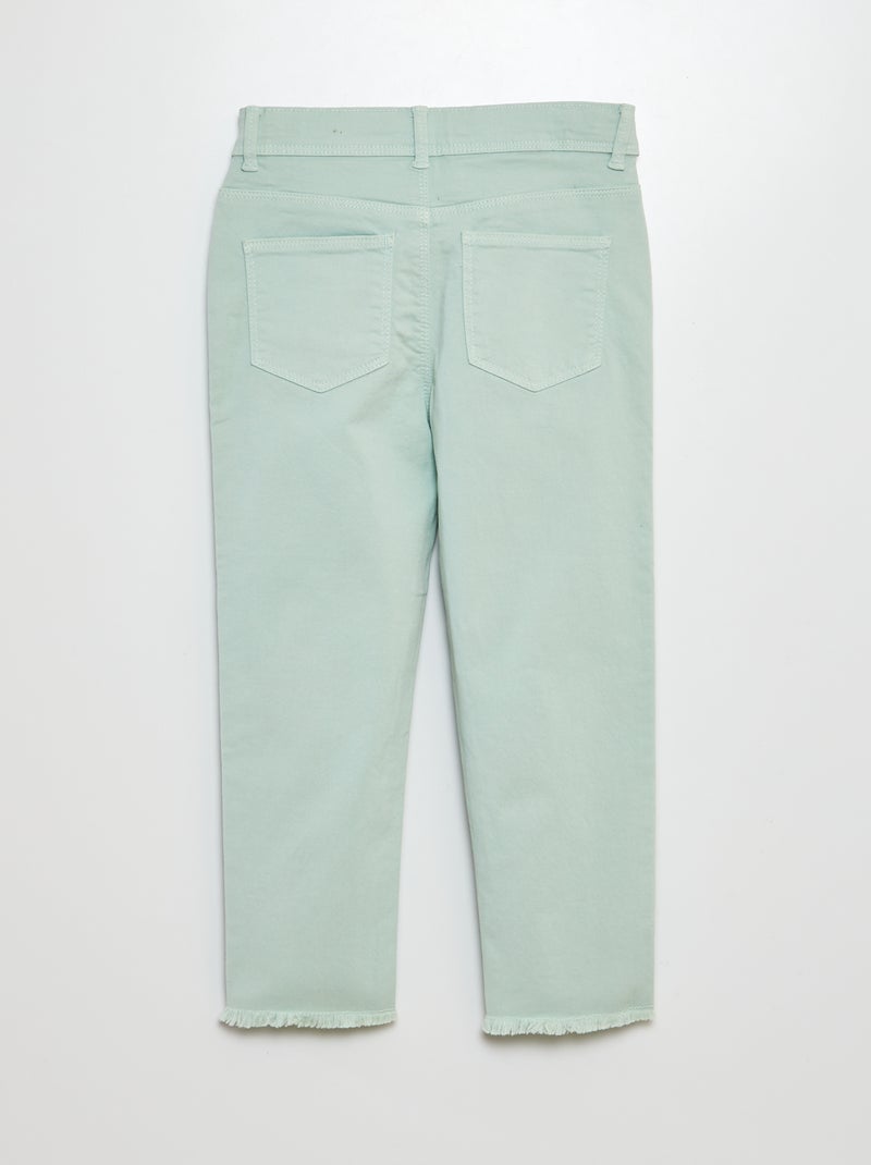 Calças curtas skinny VERDE - Kiabi