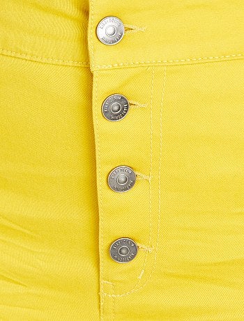 Calças curtas slim com 4 botões - Kiabi