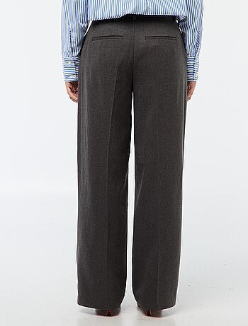 Calças de fato em flanela