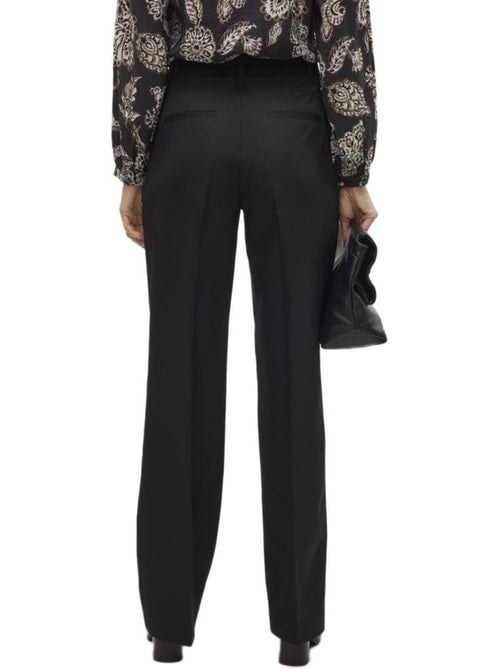 Calças de Alfaiataria Pretas Femininas Vero Moda Raya - Kiabi