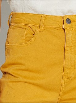 Calças de algodão elástico - Kiabi