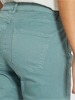 Calças de algodão elástico - Kiabi