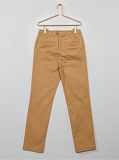 Calças de algodão elástico - Kiabi