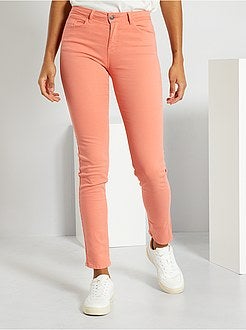 Calças de algodão elástico - Kiabi