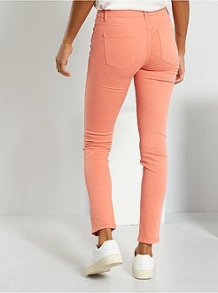 Calças de algodão elástico - Kiabi