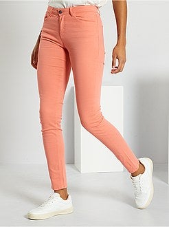 Calças de algodão elástico - Kiabi