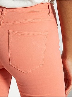 Calças de algodão elástico - Kiabi