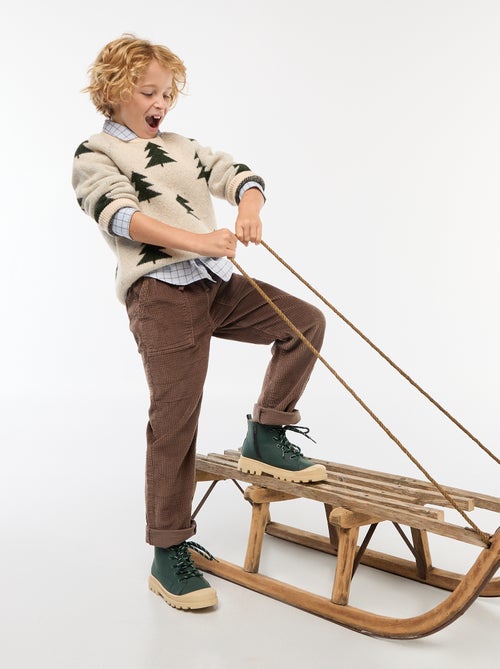 Calças de Bombazine - Kiabi