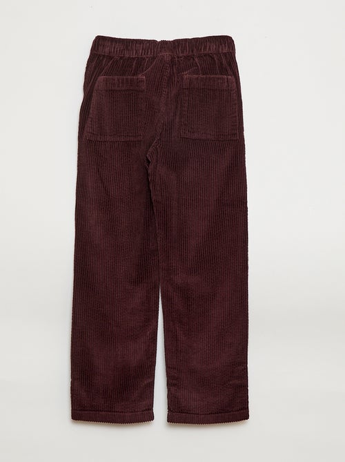 Calças de bombazine - Kiabi