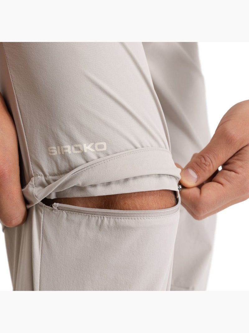 Calças de caminhada convertíveis para homem Bege - Kiabi