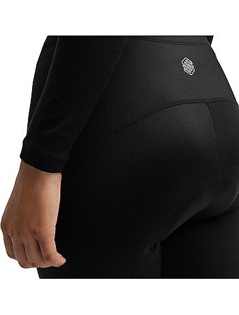 Calças de ciclismo com carneira mulher