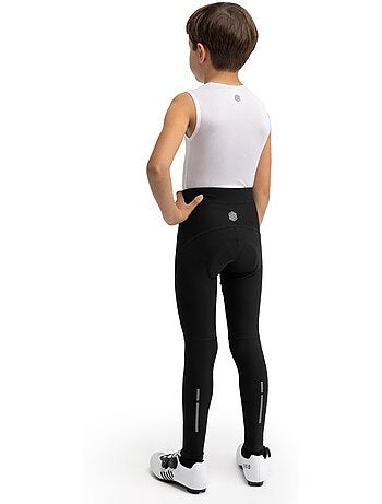 Calças de ciclismo térmicas com carneira para rapaz