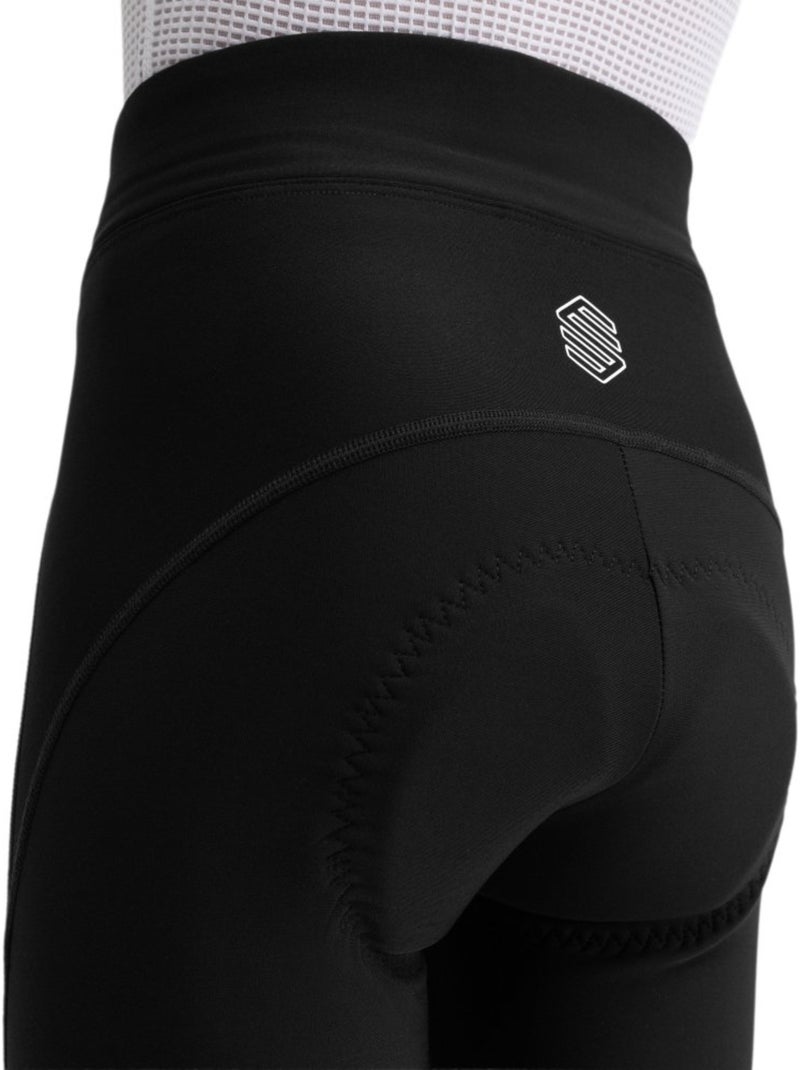 Calças de ciclismo térmicas com carneira para rapaz Preto - Kiabi