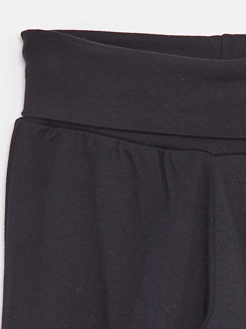 Calças de corte direito com cintura elástica - Kiabi