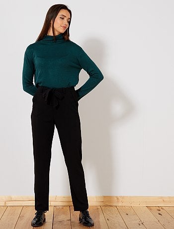 Calças de corte direito soltinhas 'JDY' - Kiabi