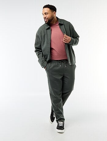 Calças de corte reto estilo jogpant