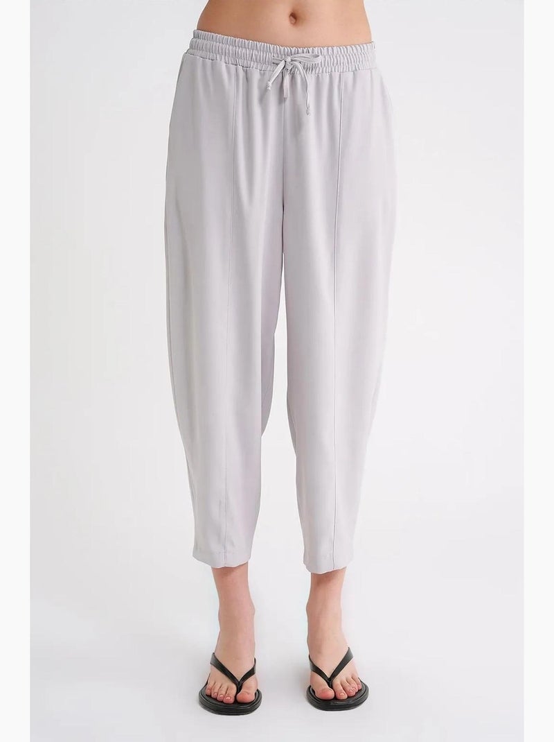 Calças de corte salwar com cordão mixray Branco sujo - Kiabi