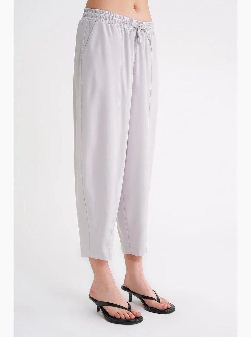 Calças de corte salwar com cordão mixray Branco sujo - Kiabi