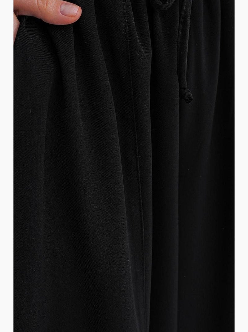 Calças de corte salwar com cordão mixray Preto - Kiabi