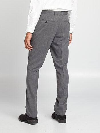 Calças de corte slim para homem
