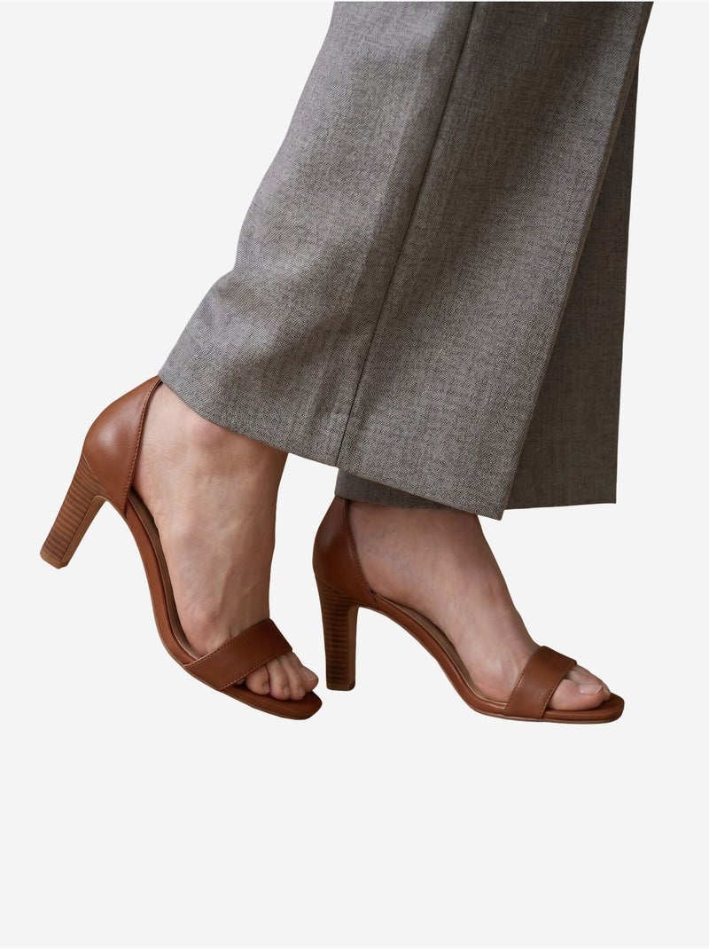 Calças de crepe de perna larga e cintura alta my fashion Cinza claro - Kiabi