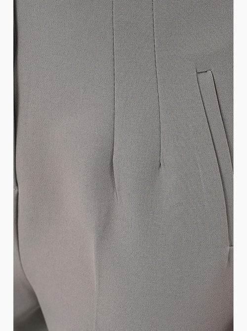 Calças de crepe slim fit de cintura subida e comprimento pelo tornozelo bdart - Kiabi Calças de crepe slim fit de cintura subida e comprimento pelo tornozelo bdart - Kiabi