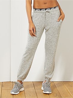 Calças de desporto em moletão - Kiabi