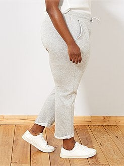 Calças de desporto em moletão - Kiabi