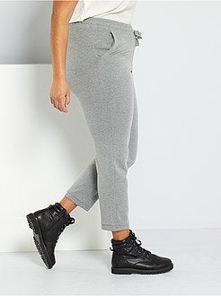 Calças de desporto em moletão - Kiabi